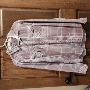 Mens BKE Button Up Plaid